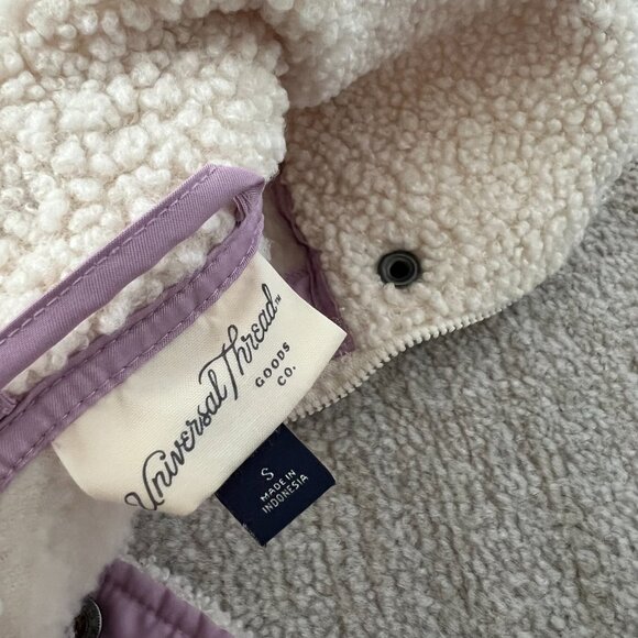 Universal Thread Faux Fur Teddy Pullover Jacket S - Picture 2 of 9